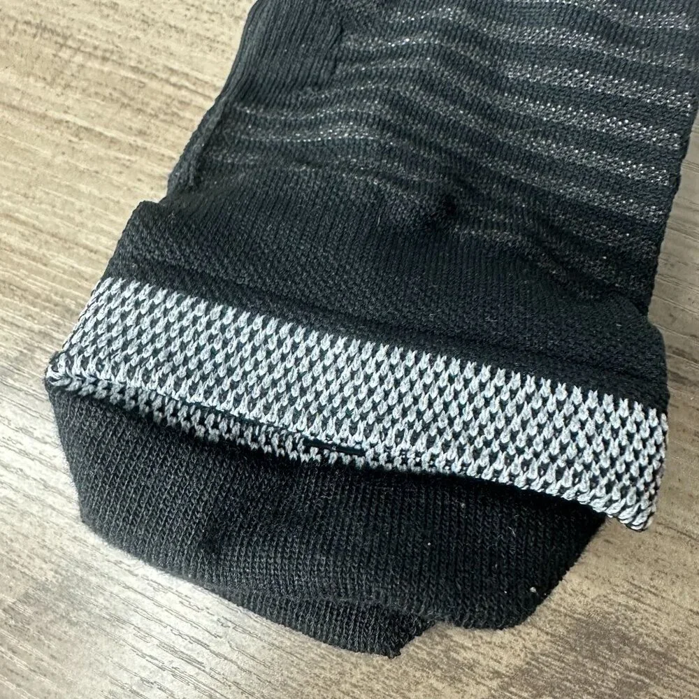 NWT Nike Unisex Spark Cushioned No Show Run Socks Black Wmn 11.5-13 Men 10-11.5